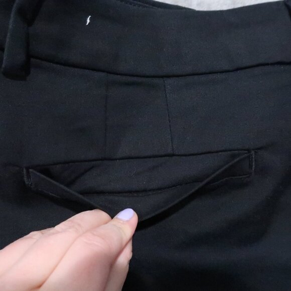 Lee Pants Women 14 Black Straight Secretly Shapes Trousers Business Casual - Picture 5 of 14